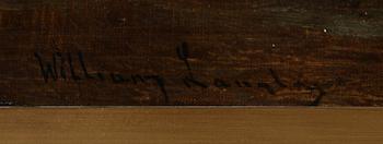 WILLIAM LANGLEY, olja på duk. sign.