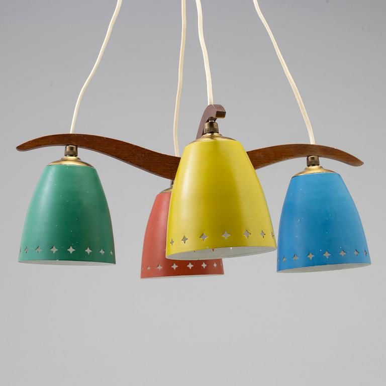 A 1950's ceiling light.