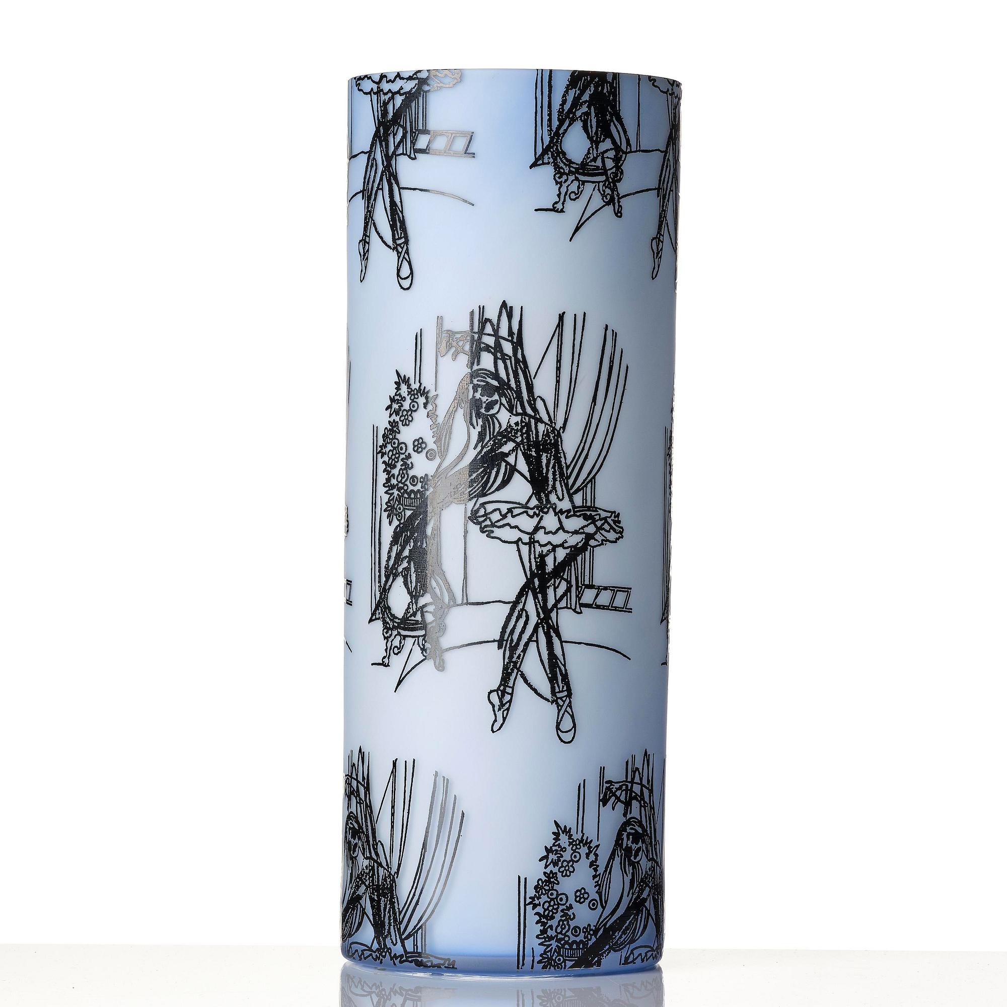 Per B. Sundberg, vas, "Wallpaper", glas, lim. ed. 50, Orrefors Studio, 2003.