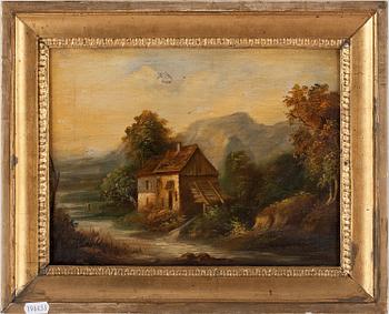OKÄND KONSTNÄR, olja på duk, ej signerad, 1800-tal.