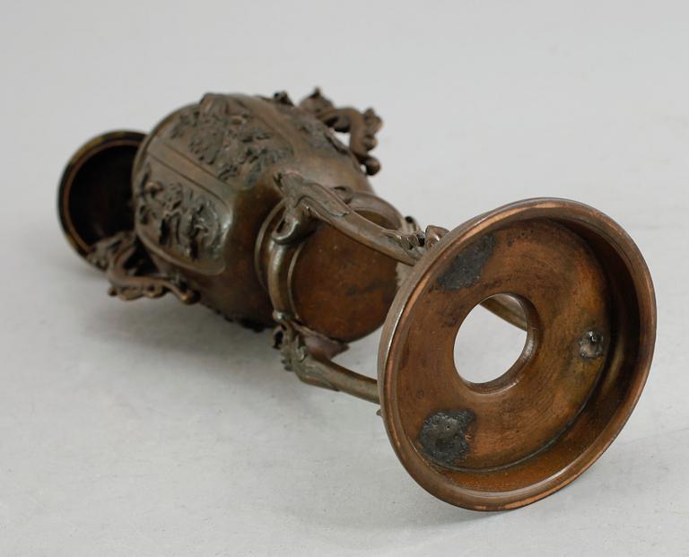 URNA, brons, Kina, 1800-tal.