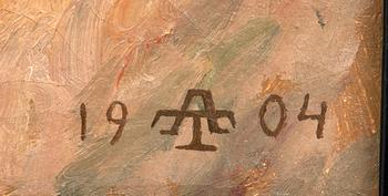 Anders Trulson, "Sommardag motiv från norra Skåne".