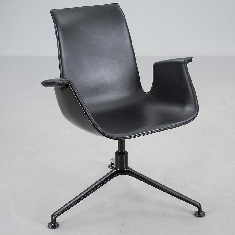 SKRIVBORDSSTOL, "Tulip", Preben Fabricius & Jørgen Kastholm, 1970-/80-tal.