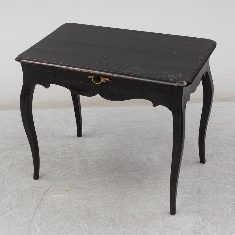 A Swedish Rococo table, second half of the 18th century.