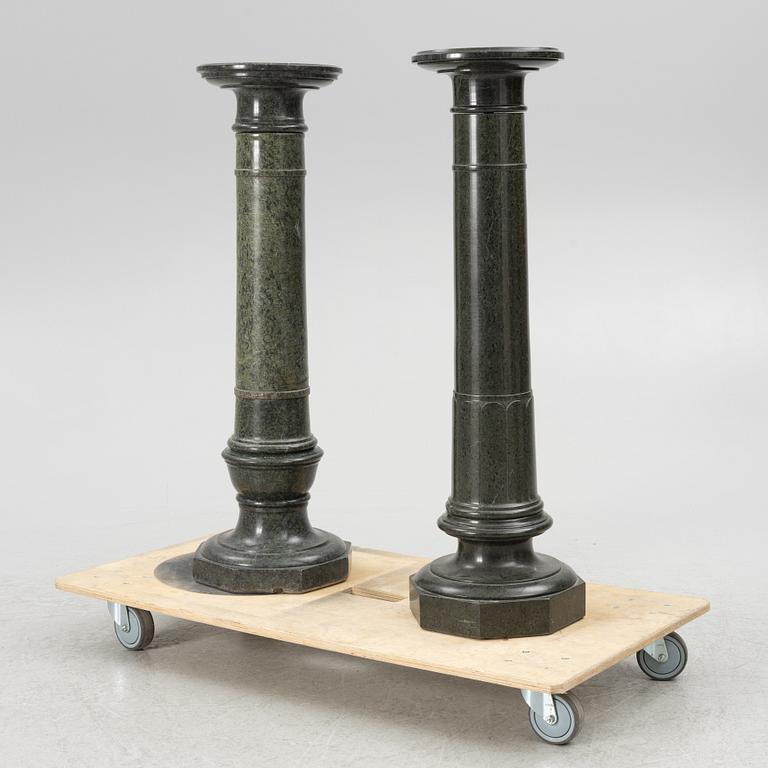 Two Pedestals, around the year 1900.