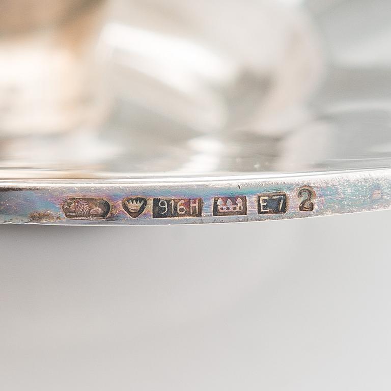 Bertel Gardberg, a pair of silver candleholders for Kultakeskus, Hämeenlinna 1958.