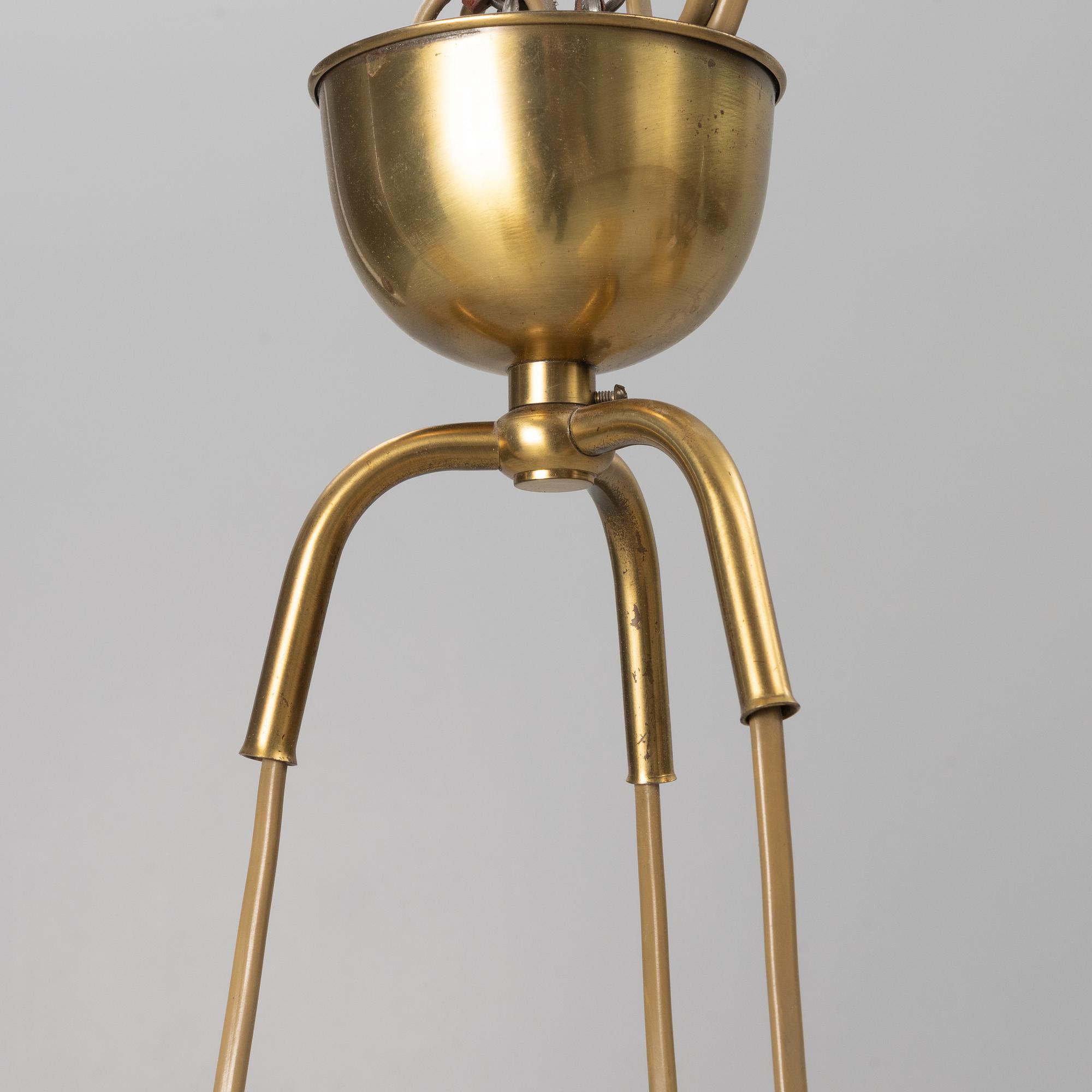 A ceiling lamp, Swedish Modern, 1940's.