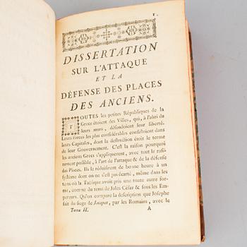 A book, Karl Gottlieb Guischardt: Mémoires militaires 1-2. Lyon, J. M. Bruyset, 1760.