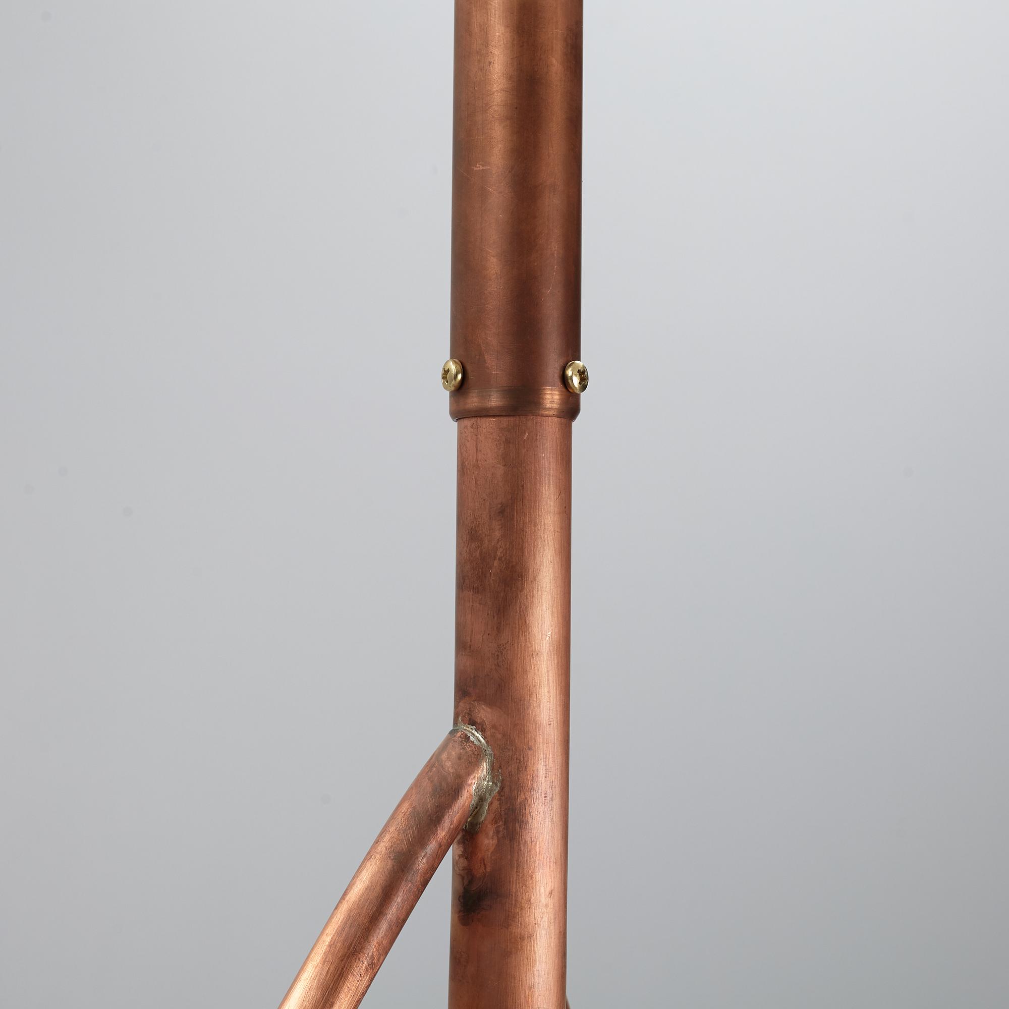 Jonas Bohlin, a 'Kvist 16' copper ceiling light, Örsjö Belysning.