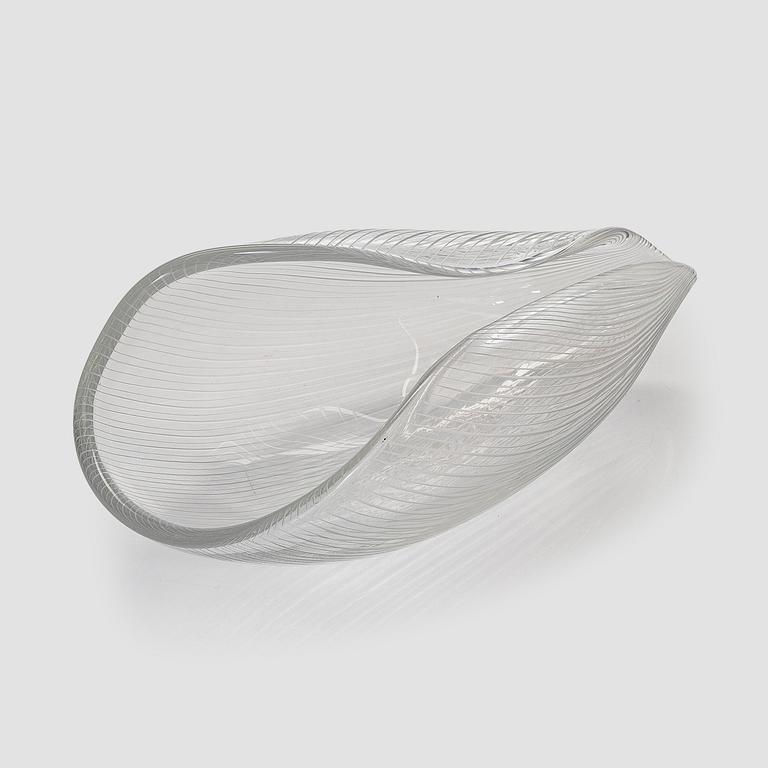 Tapio Wirkkala, taidelasi, malli 3342, signeerattu Tapio Wirkkala Iittala.