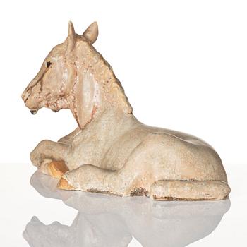 Michael Schilkin, a stoneware sculpture of a foal, Arabia, Finland, 1946.