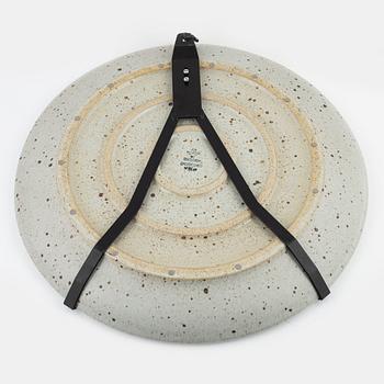 Jackie Lynd, a large stoneware platter, Rörstrand, signed and numbered 43/150.