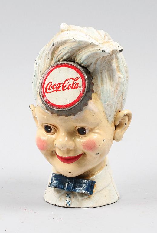 SPARBÖSSA. Märkt Coca Cola.