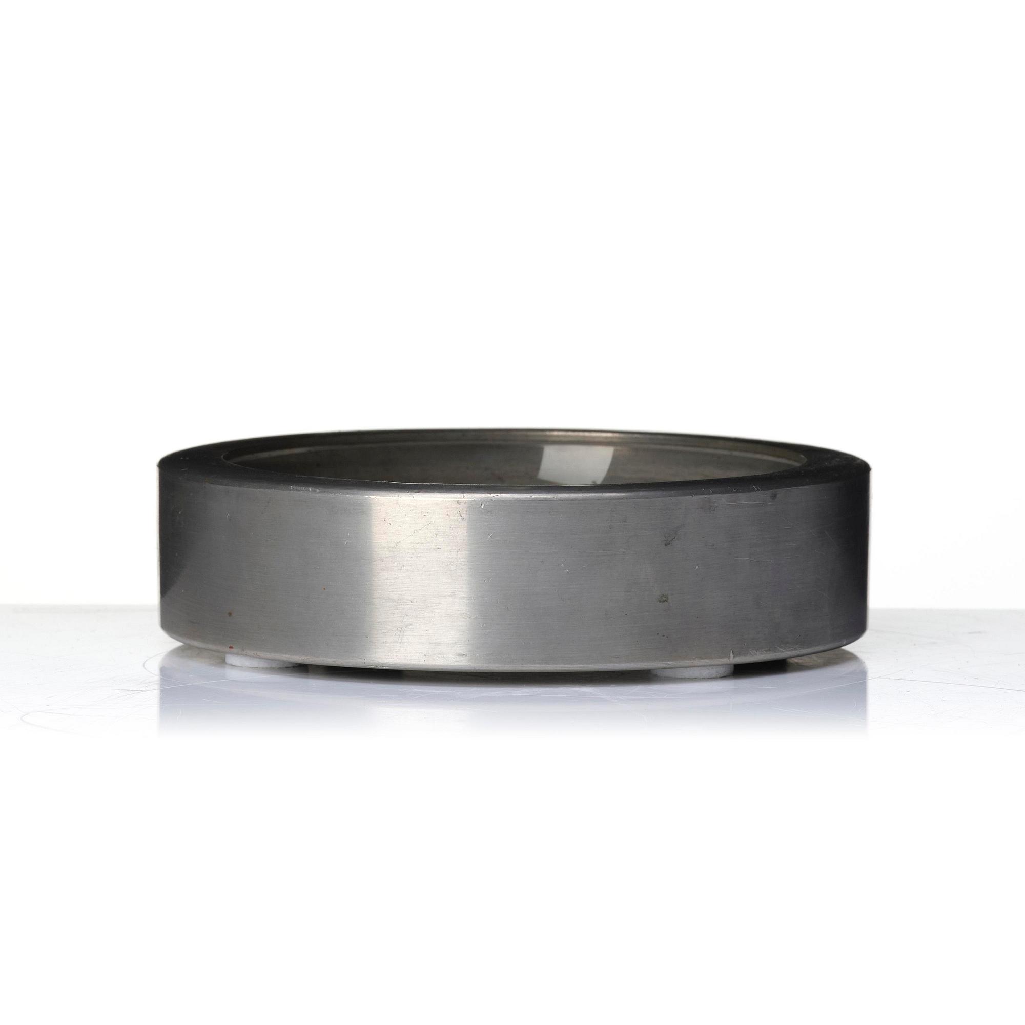 Firma Svenskt Tenn, a pewter and glass ashtray/bowl, Stockholm, 1950.