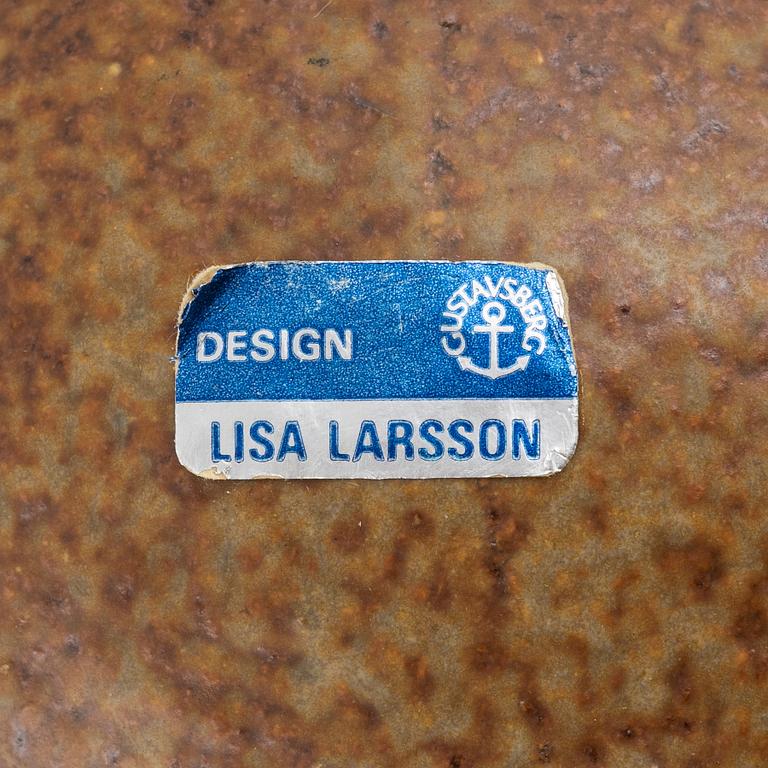 Lisa Larson, figuriner, ett par, "Bulldog", Gustavsberg.