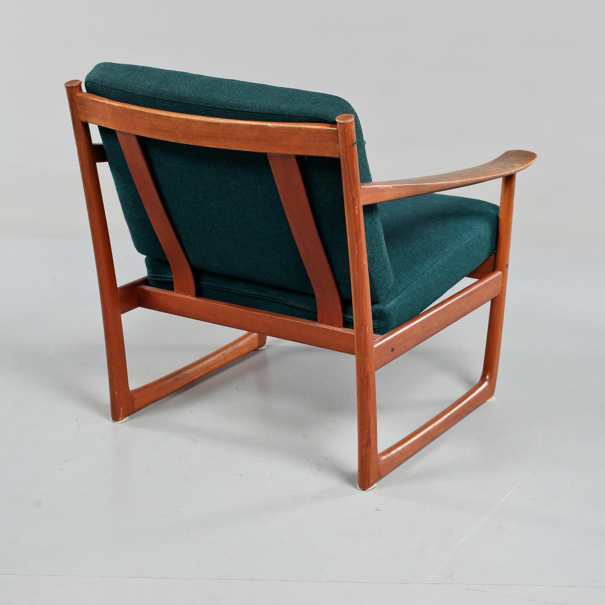FÅTÖLJ, "Slädes-stolen", Peter Hvidt & Orla Nielsen för France & Son, Danmark, formgiven 1961.
