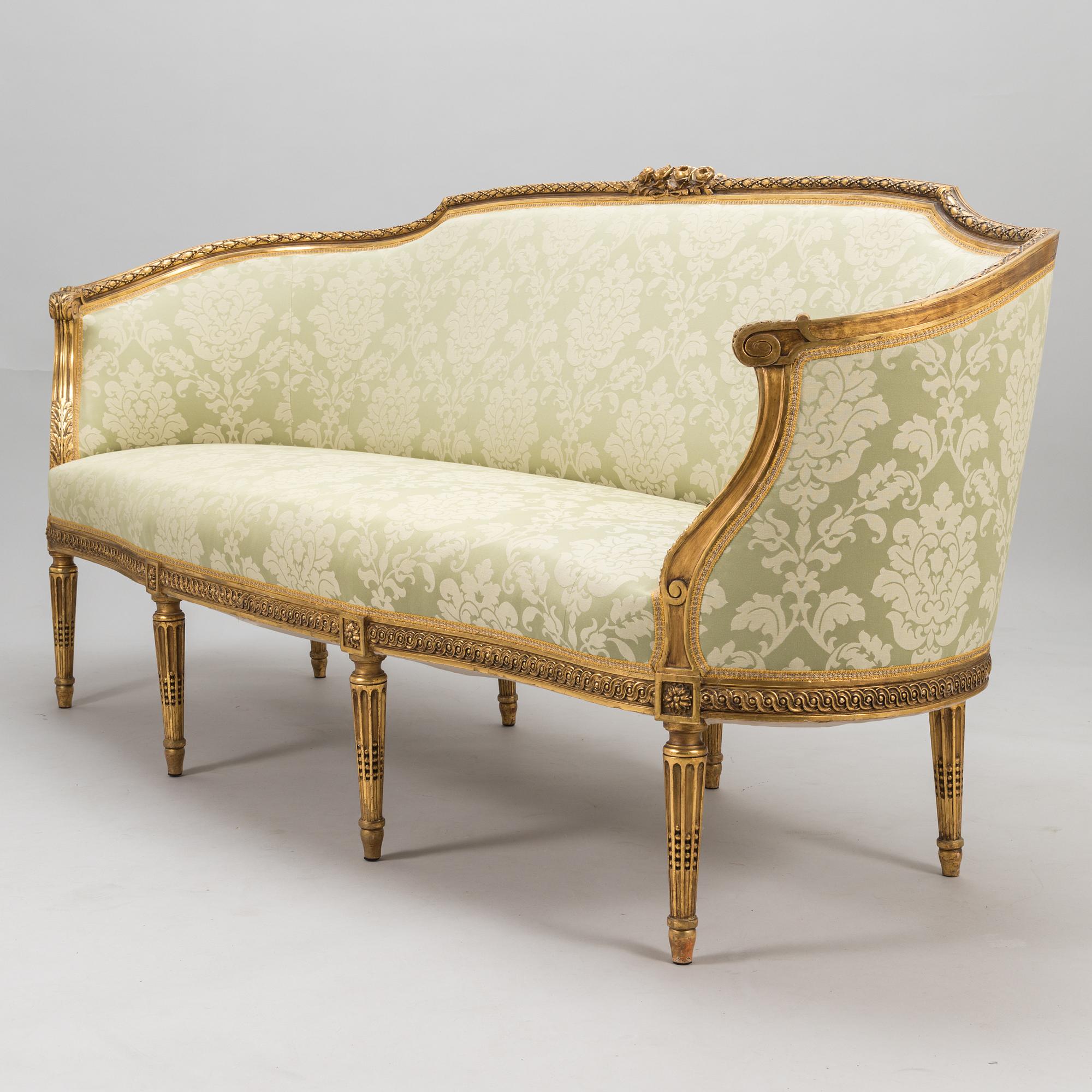 SOFFA, gustaviansk stil, 1900-talets början.