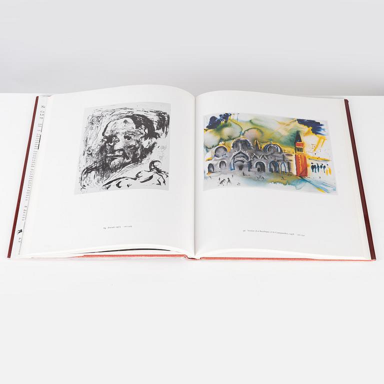 Böcker, Salvador Dalí, Catalogue Raisonné of Etchings and Mixed-Media Prints och Catalogue Raisonne of Prints, vol I-II.