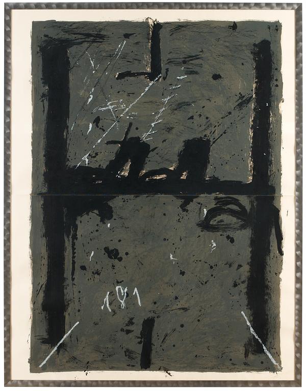 Antoni Tàpies, "La grande grise".
