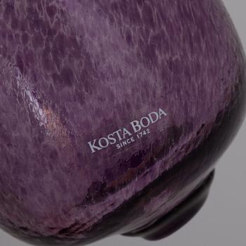 OBJEKT, 3 st, glas, Gunnel Sahlin, Kosta, Signerade och numrerade.