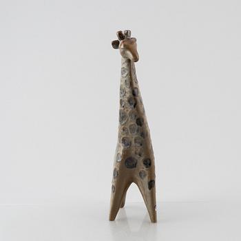 Lisa Larson, figurin, stengods, "Giraff", ur serien "Stora Zoo", Gustavsberg.