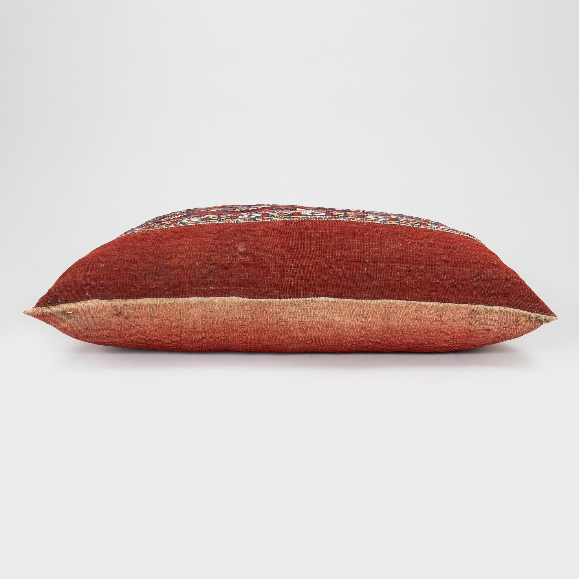 A Turkmen Yomud cushion/ bag front, presumably antique.