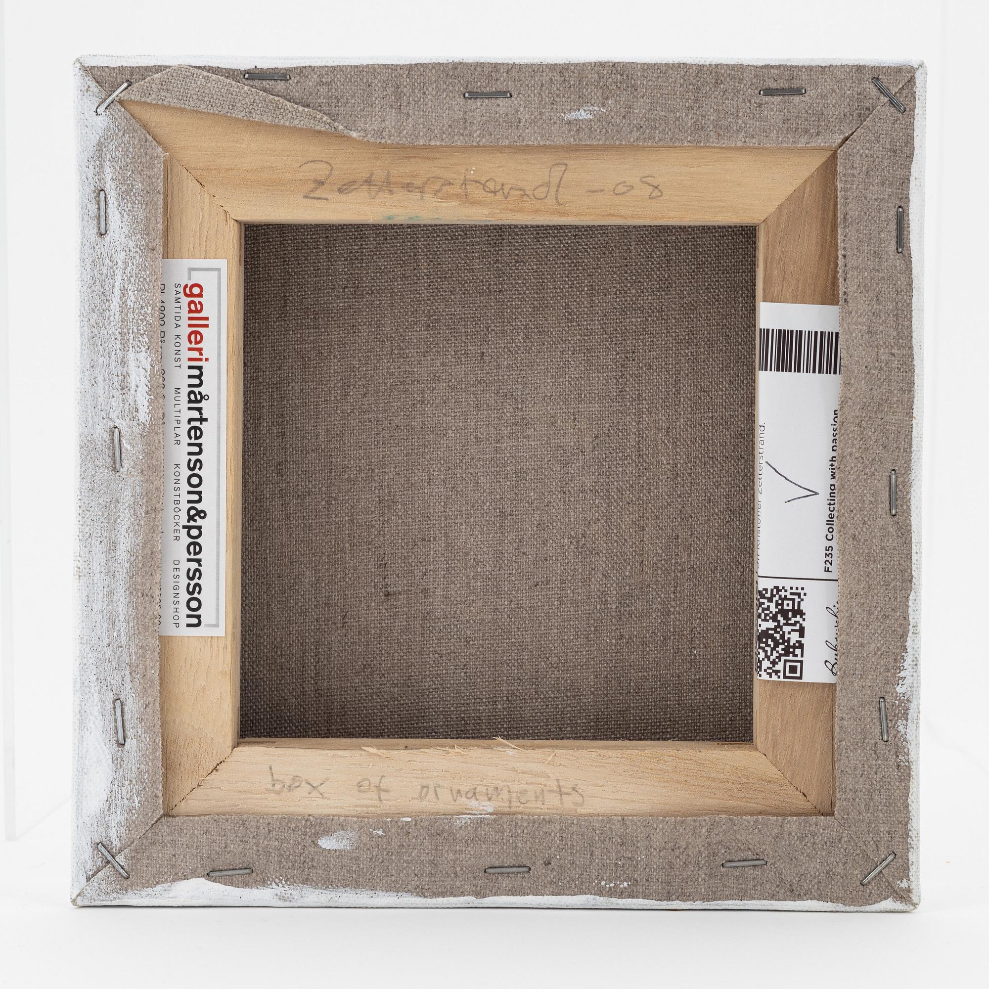 Kristoffer Zetterstrand, oil on canvas, signed and dated -08 on verso.