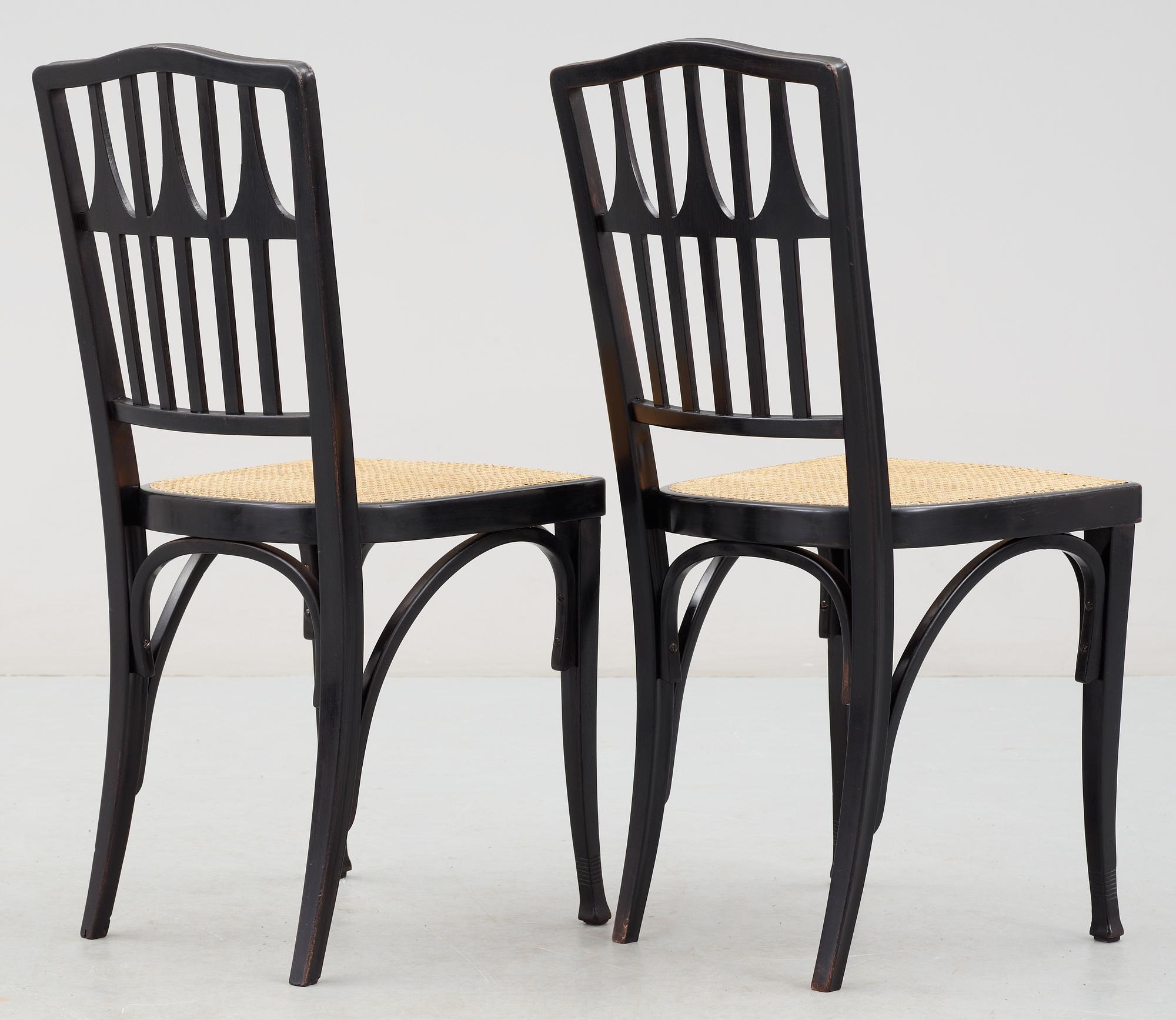 STOLAR, ett par, Gustav Siegel, J & Kohn, Österrike, 1900-talets början.