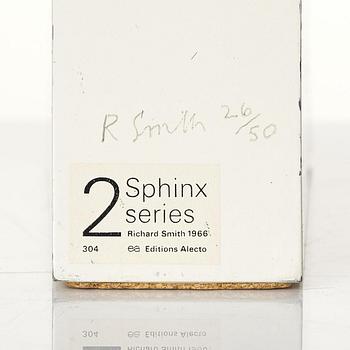 Richard Smith, sculpture, painted metal, signed and numbered 26/50.