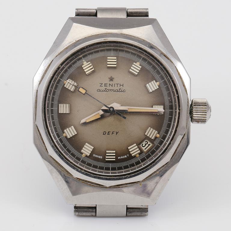 ARMBANDSUR, stål, Zenith Defy, Automatic, 1970-tal.