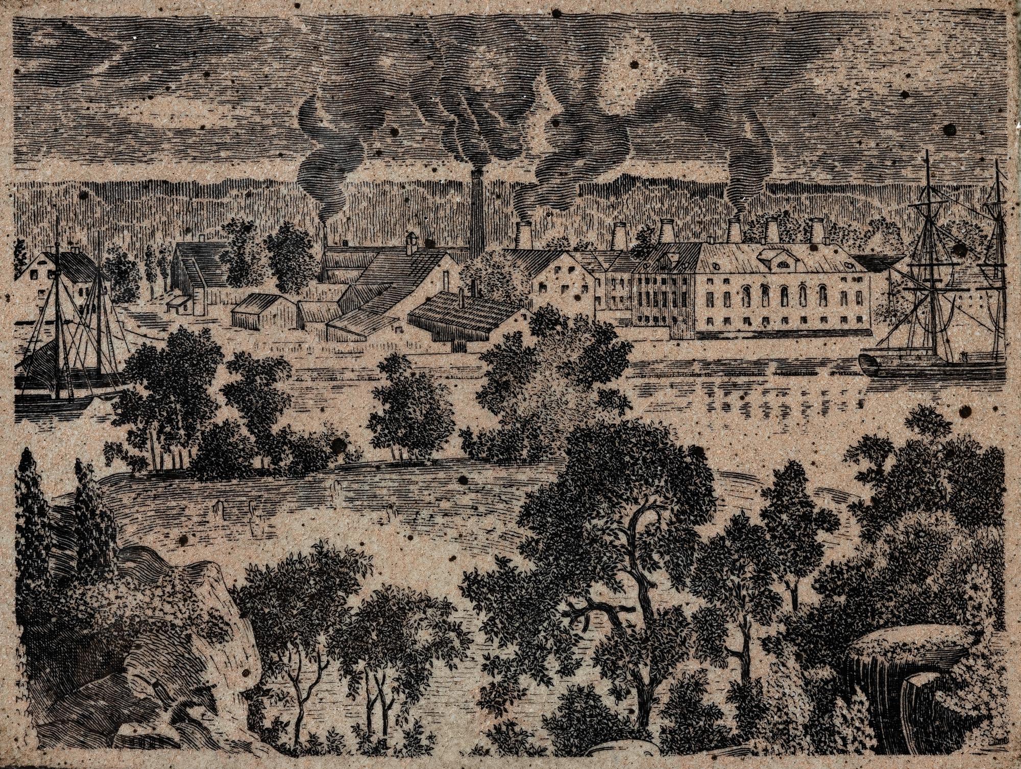 Gustavsberg, a stoneware plaque, Gustavsberg.