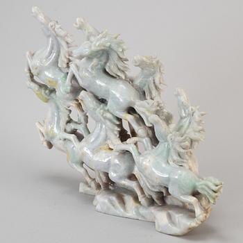 A Chinese carved sculpture, 20th century.