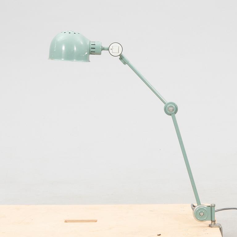 Table lamp/desk lamp Industrial model Tateka, Tampereen Teräskaluste, 1960s.