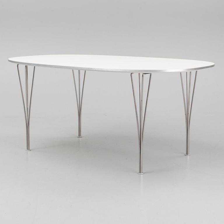 BRUNO MATHSSON & PIET HEIN, 'Supperellips' table. Fritz Hansen, Denmark.