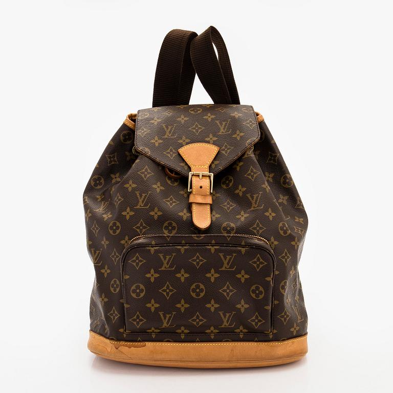 Louis Vuitton, a monogram canvas 'Montsouris' backpack.