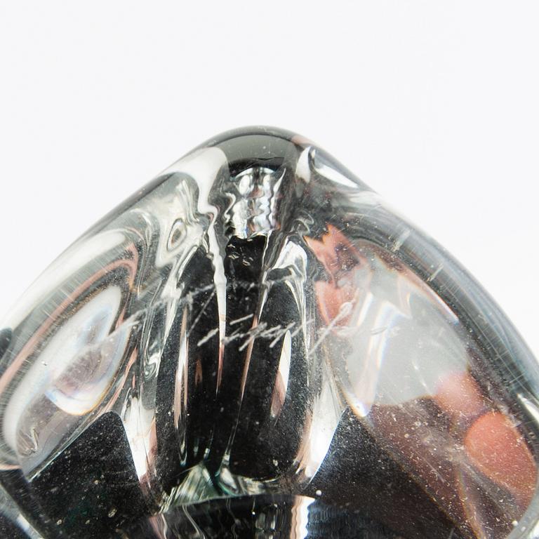 Table lamp Flygsfors mid-20th century glass.