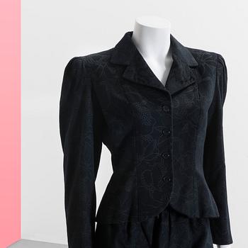 DRÄKT, Lanvin, bestående av jacka och kjol. Storlek 42.