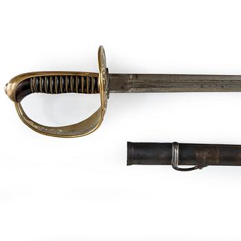 SABEL, m/1893 officer vid kavalleriet.