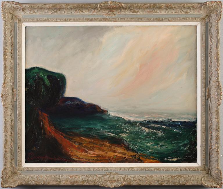 BERTEL BERTEL-NORDSTRÖM, olja på duk, signerad, daterad 1950.