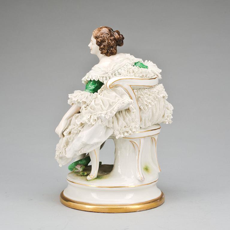 FIGURIN, porslin, Tyskland, 1900-talets första hälft.