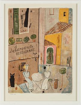 MADELEINE PYK, lithograph in colours, signed 4788/5000.