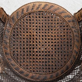 Armchair, rattan early 20th century.