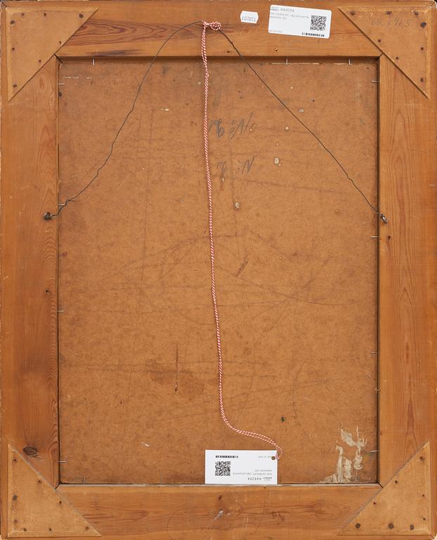 SIRI DERKERT, olja på pannå, signerad.