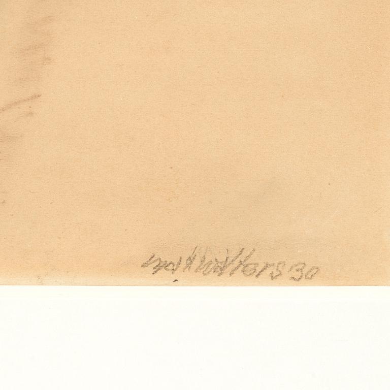 MAX WALTER SVANBERG, drawing signed and dated.
