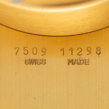 Cartier, table clock, 83 x 65 mm.