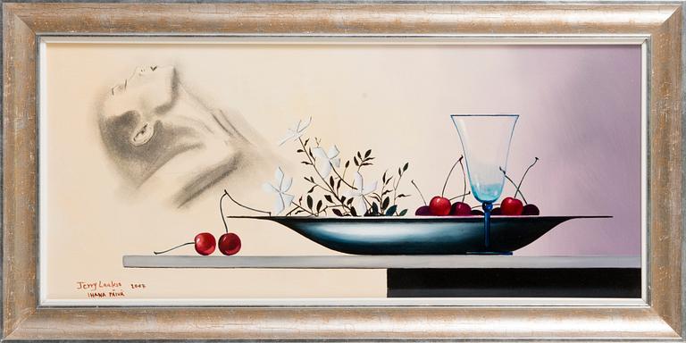 TERRY LAAKSO, oil on wood, signed.