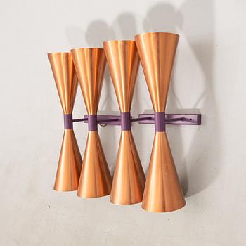 Hans-Agne Jakobsson, wall lamps a pair model S 2021 Markaryd 1960s.