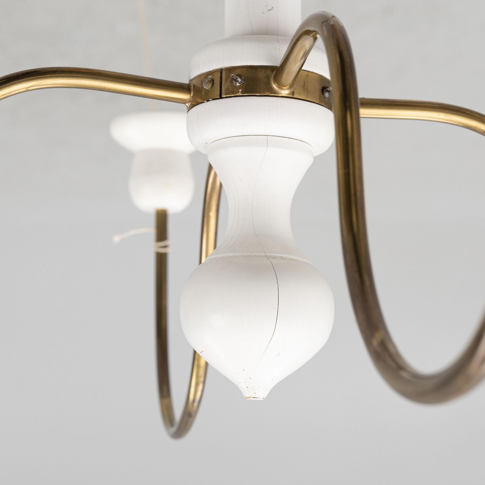 Josef Frank, a model '2586' chandelier, Firma Svenskt Tenn.