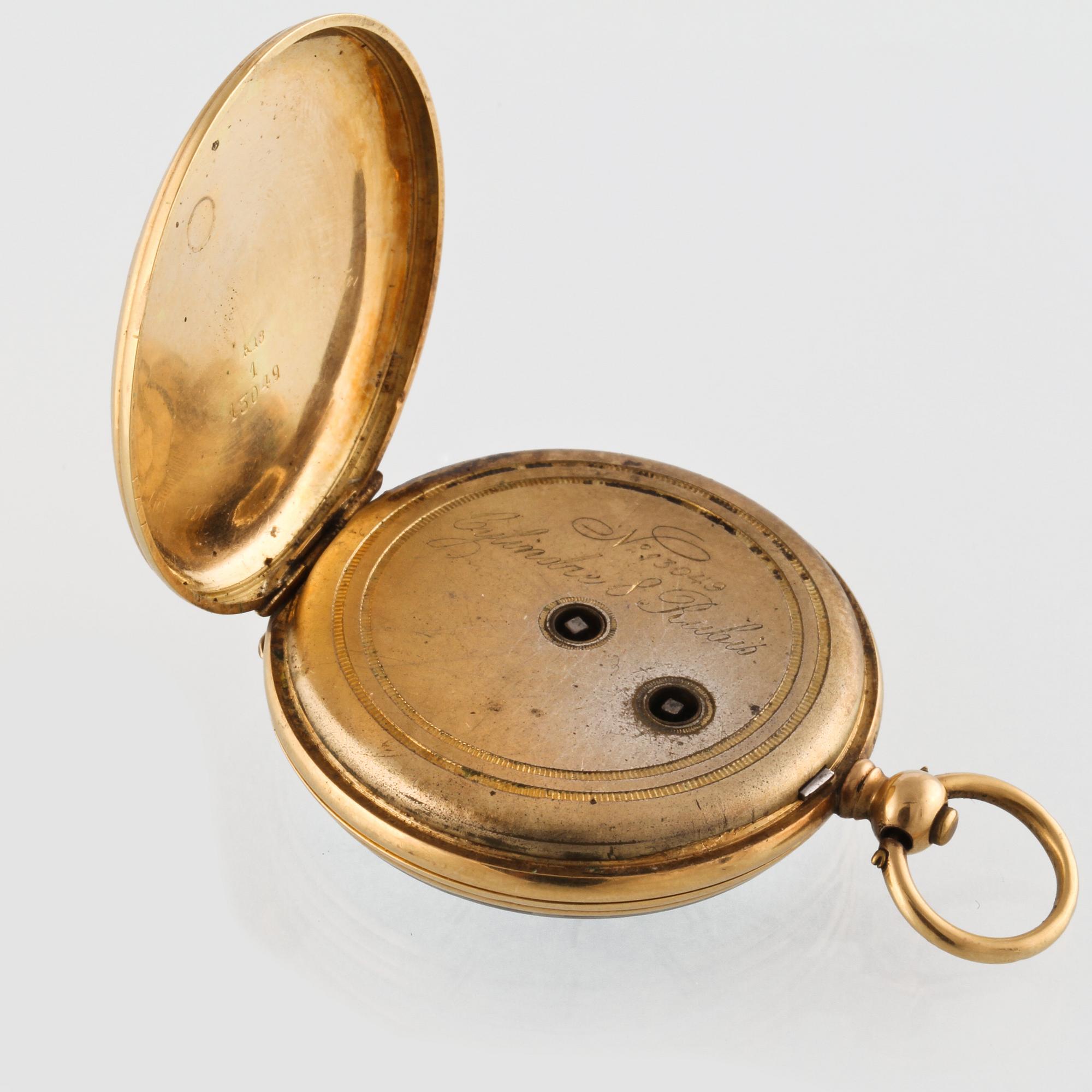 FICKUR, dam, 18k guld, ca 1900-talets början.