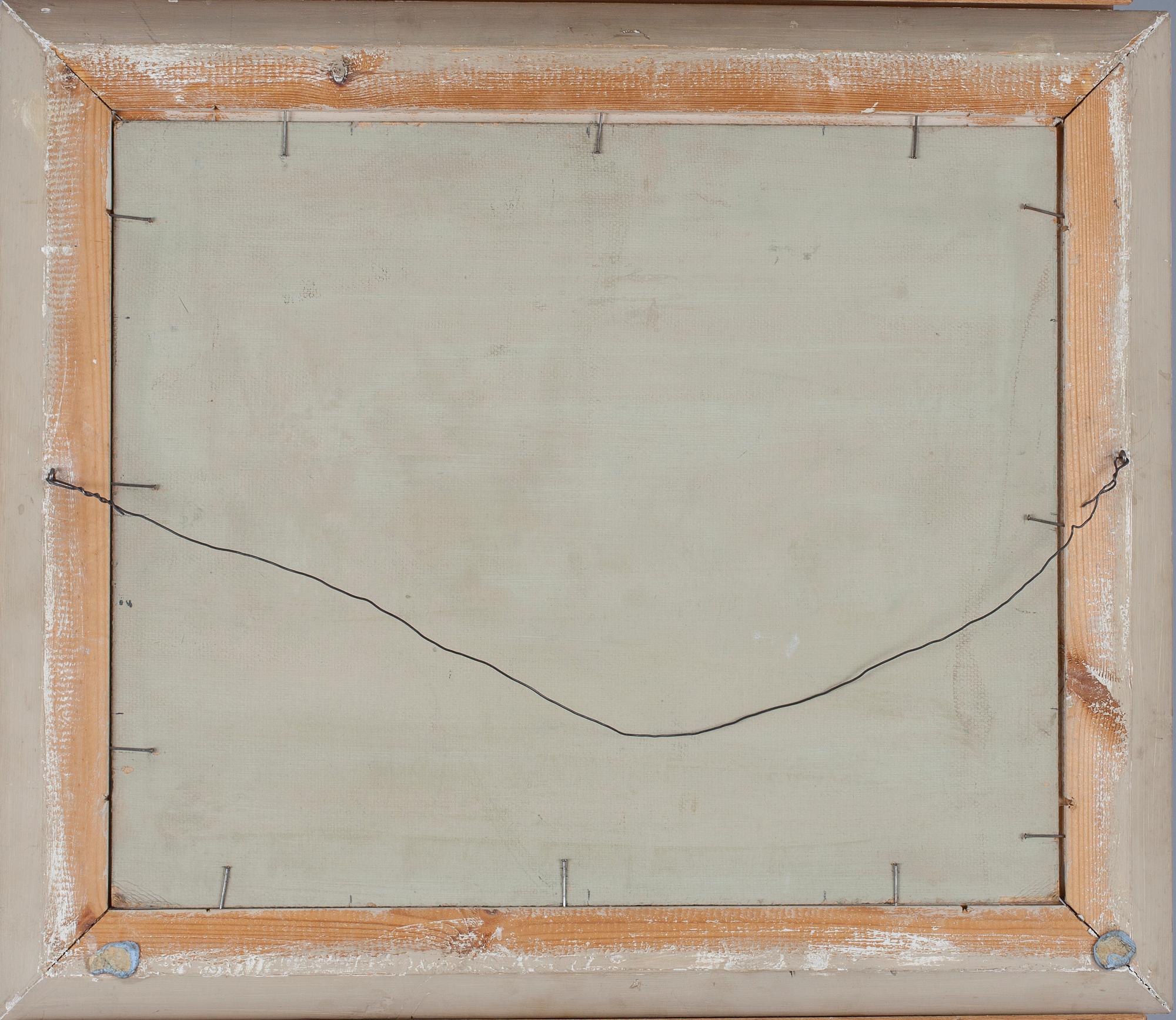 HJALMAR RAUTIAINEN, olja på skiva, signerad och daterad -51.